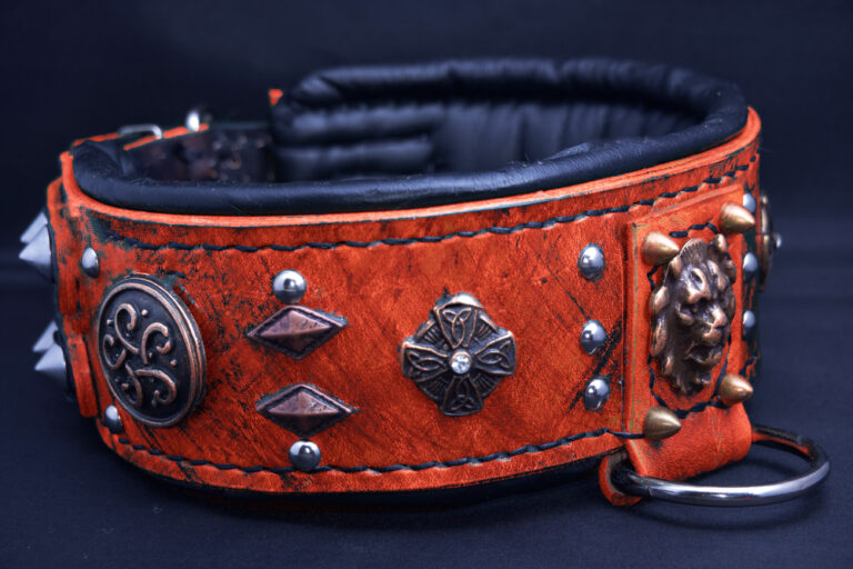 Mastiff leather collar Leather for Pets