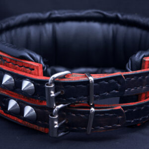 leather dog collar handmade
