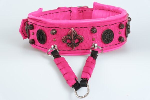 Pink dog collar