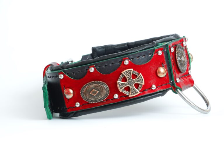 American Bully XL collar , American Pitbull collar , Pocket Bully Collar Leather for Pets