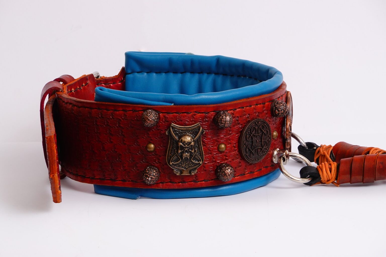 Handmade leather dog collar for big dogs Leather for Pets