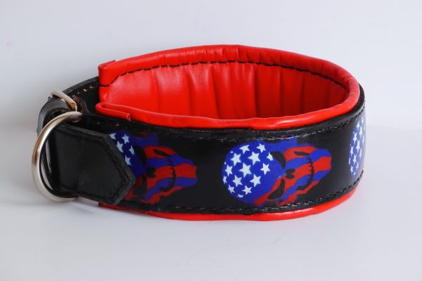 american flag dog collar