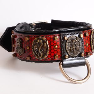 handmade leather dog collar
