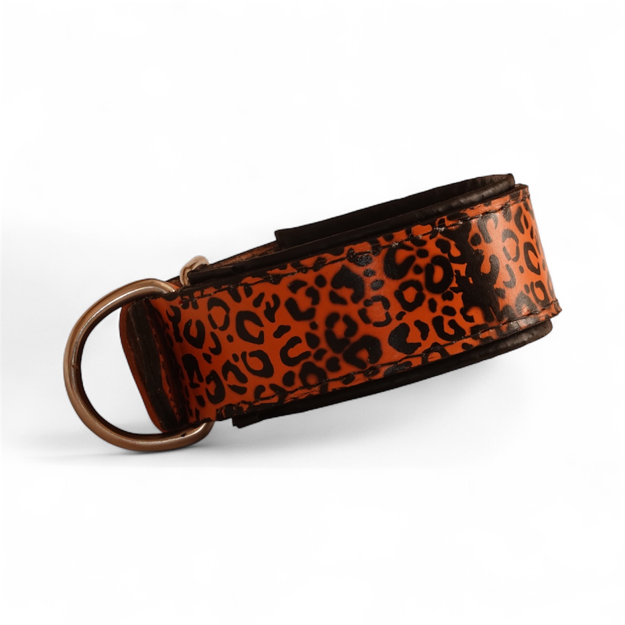 leopard dog collar