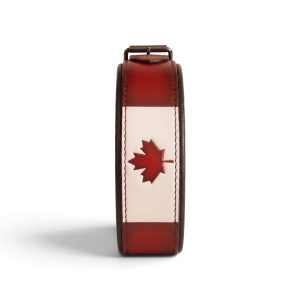 Canadian Flag Leather Dog Collar - Image 3