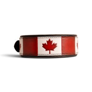 Canadian Flag Leather Dog Collar - Image 4