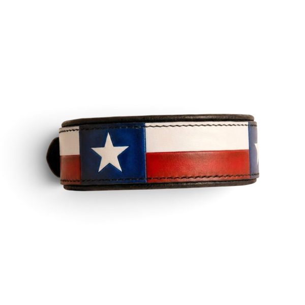 texas flag dog collar