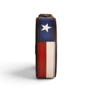 Texas Flag Leather Dog Collar - Image 3